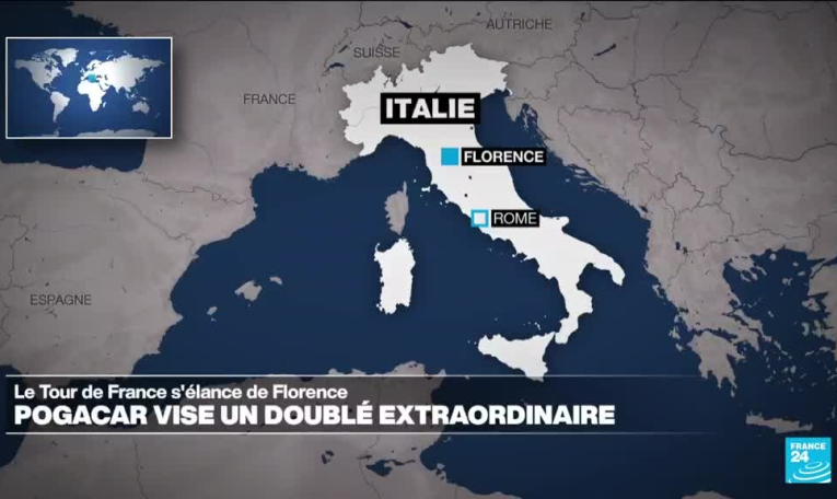 Tour de France : départ de cette 111e édition à Florence