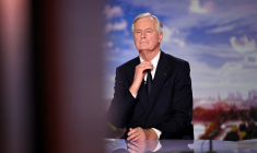 Michel Barnier à Paris, le 22 septembre 2024. ( POOL / JULIE SEBADELHA )