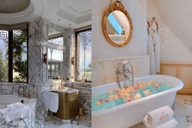 Le label "palace" est une distinction attribuée aux hôtels 5 étoiles les plus prestigueuses. Crédit photos : captures Instagram @lemeuriceparis