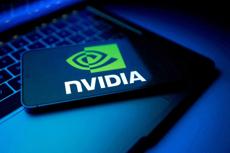 Illustration du logo de Nvidia