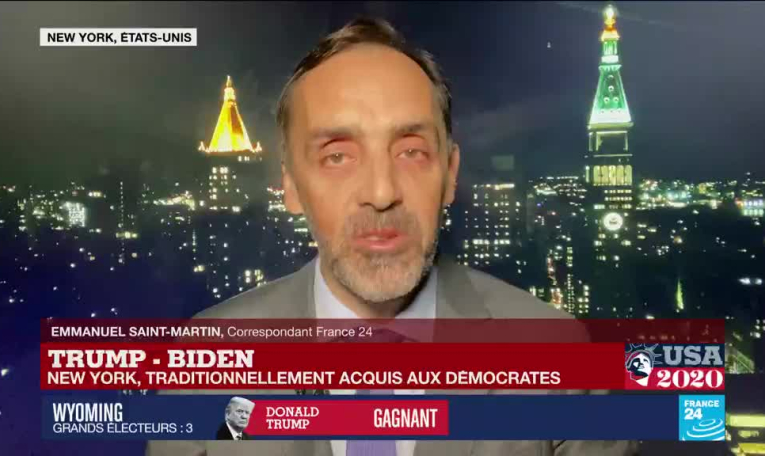 Présidentielle américaine : New York, traditionnellement acquis aux démocrates