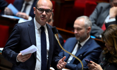 Le ministre délégué à l'Industrie Sébastien Martin Paris le 20 mai 2026. ( AFP / JULIEN DE ROSA )
