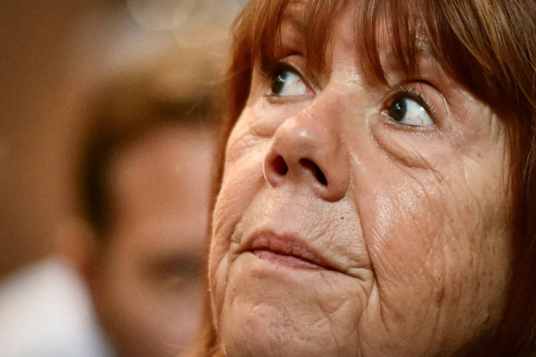 Gisèle Pelicot lors du procès en appel à Nîmes, le 7 octobre 2025 ( AFP / Christophe SIMON )