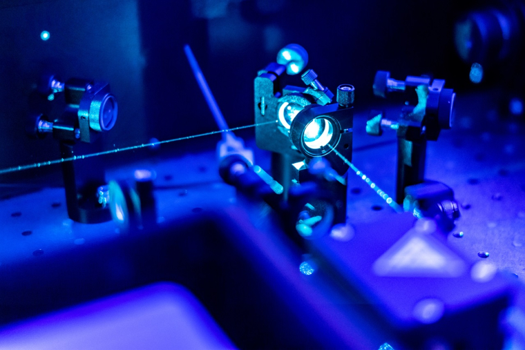 Un laser industriel en action. Lumibird est une des convictions du S2 pour Portzamparc. (crédit photo : Adobe Stock )