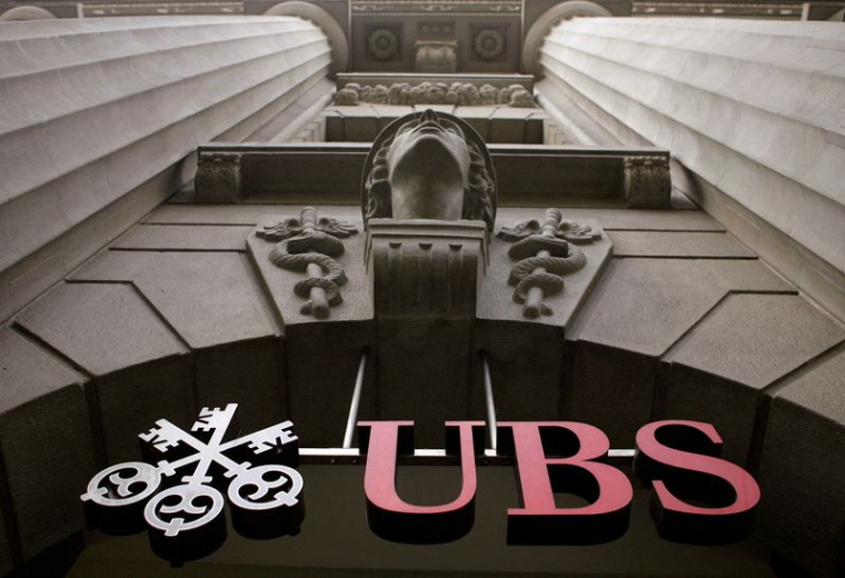 Photo d'archives du logo d'UBS