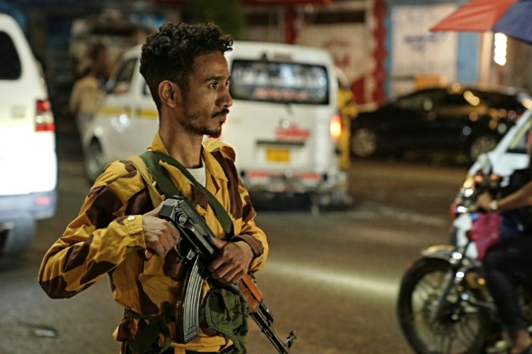 Un poste de contrôle des forces de sécurité régulières yéménites à Taiz, le 27 septembre 2026 ( AFP / - )