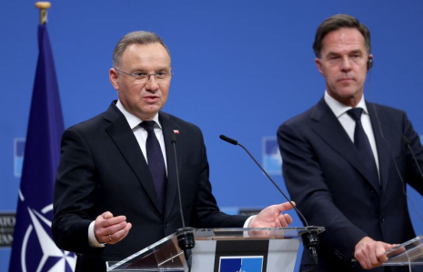 Rencontre à Bruxelles entre Rutte et Duda