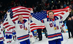 Hockey sur glace - Cérémonie de victoire masculine