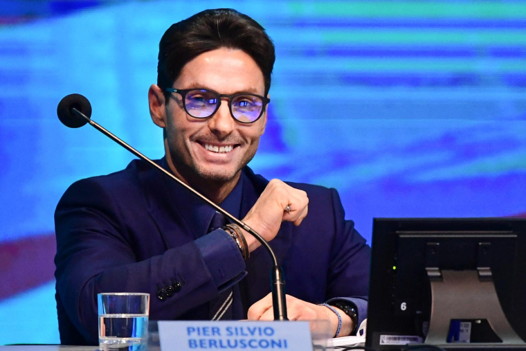 Le patron de MFE Pier Silvio Berlusconi photographié en 2020 alors qu'il était vice-président de Mediaset Group. ( AFP / MIGUEL MEDINA )