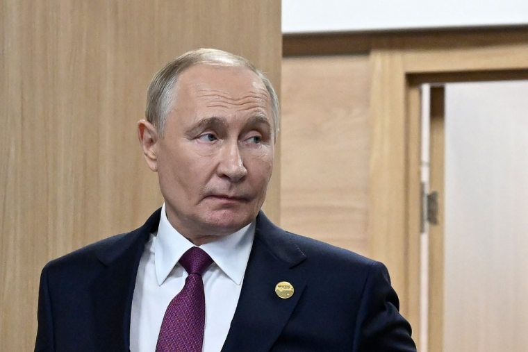 Vladimir Poutine à Kazan, en Russie, le 24 octobre 2024. ( POOL / ALEXANDER NEMENOV )
