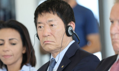Morinari Watanabe, président de la Fédération Internationale de Gymnastique (FIG)