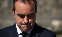 Le Premier ministre Sébastien Lecornu à Suresnes, dans la banlieue ouest de Paris, le 18 juin 2026 ( POOL / Simon WOHLFAHRT )
