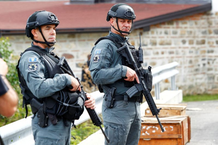 Conséquences d'une fusillade au Kosovo