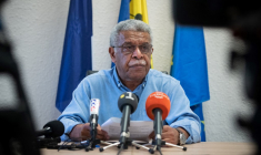 Louis Mapou à Nouméa, le 8 juin 2024. ( AFP / DELPHINE MAYEUR )