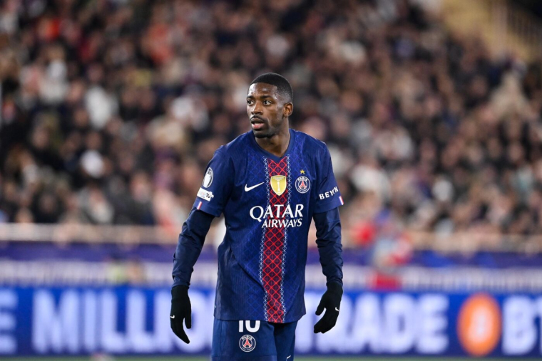 Ousmane Dembélé de retour contre Monaco, deux absents au milieu pour le PSG