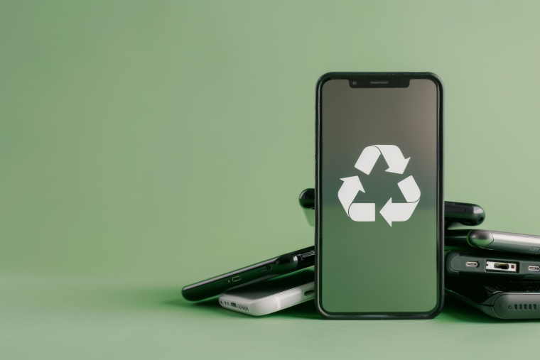 Le secteur du numérique représente 4,4% de l'empreinte carbone française. (crédit : Adobe Stock / photo générée par IA)