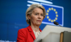 La présidente de la Commission européenne Ursula von der Leyen, à Bruxelles, le 22 janvier 2026 ( AFP / NICOLAS TUCAT )