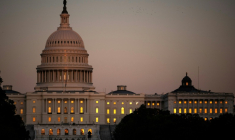 Le Capitole, siège du Congrès américain, à Washington, le 1er octobre 2025 ( AFP / ANDREW CABALLERO-REYNOLDS )