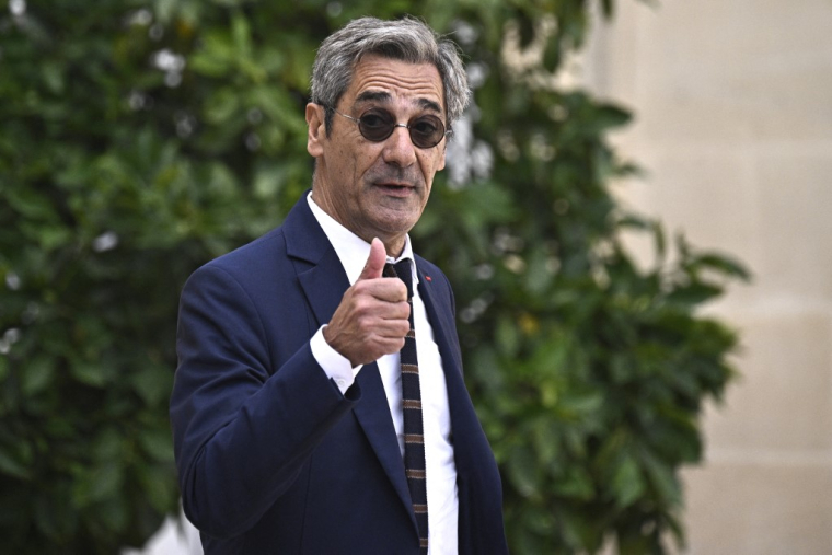 Serge Papin, à Paris, le 14 octobre 2025 ( AFP / JULIEN DE ROSA )