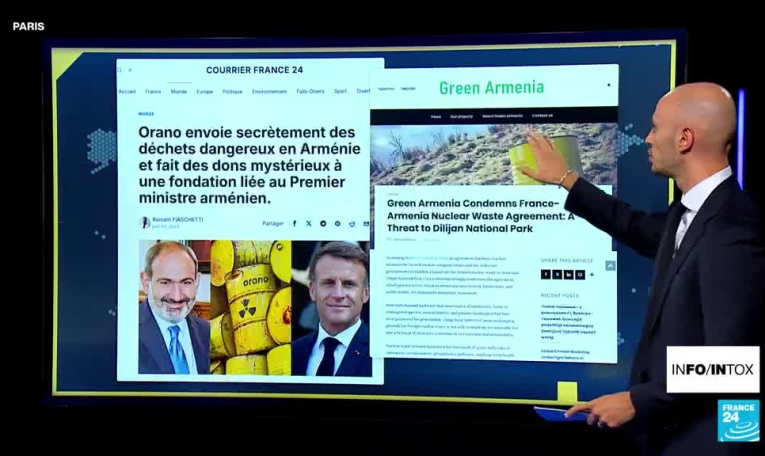 Non, la France ne relâche pas ses déchets nucléaires en Arménie