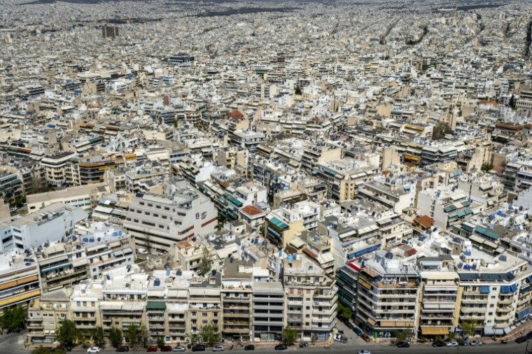 La capitale ne compte que 0,96 mètre carré d'espace vert par habitant ( AFP / Aris Messinis )
