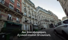 La butte Montmartre à Paris se prépare au passage du Tour de France