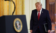 Le président américain Trump organise une réception à la Maison Blanche à Washington, D.C., à l'occasion du Mois de l'héritage hispanique.