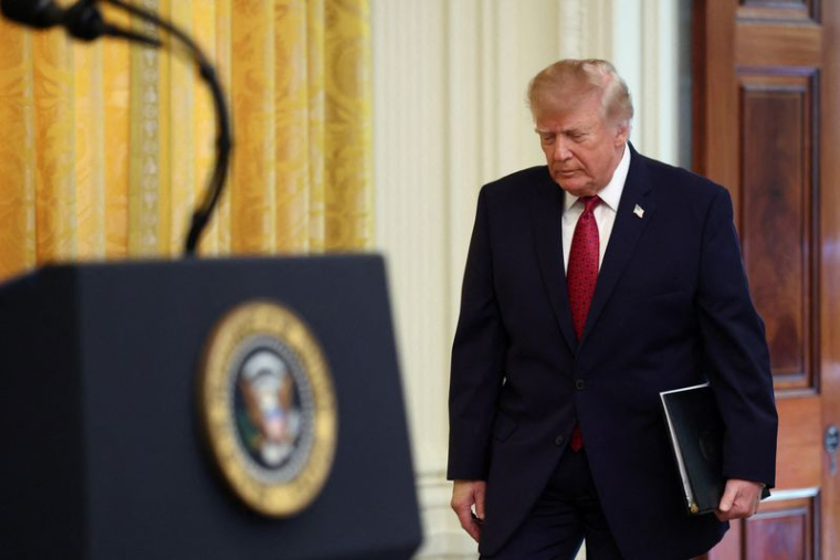 Le président américain Trump organise une réception à la Maison Blanche à Washington, D.C., à l'occasion du Mois de l'héritage hispanique.