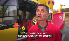 L'hélicoptère de la Sécurité civile détaché à Lacanau pour l'été