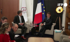 G7: Macron s'entretient avec des figures de la tech mondiale