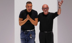 Domenico Dolce et Stefano Gabbana au défilé de la collection printemps/été 2026 de Dolce & Gabbana