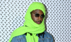 Le rappeur Koba LaD, le 4 mars 2024 à Paris ( AFP / MIGUEL MEDINA )