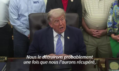 Trump affirme que les États-Unis saisiront et détruiront l'uranium enrichi iranien