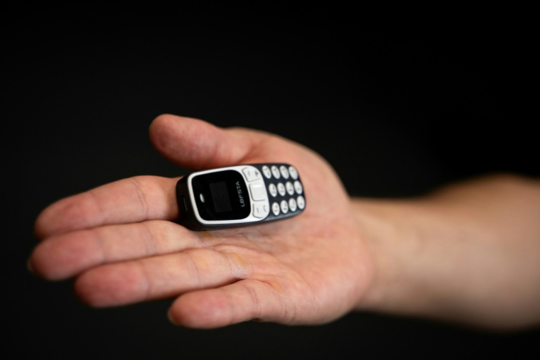 Une vaste opération de saisies de téléphones de la taille de briquets, et vendus comme indétectables par les portiques de sécurité, a été réalisée dans 66 prisons françaises ( AFP / Leo VIGNAL )