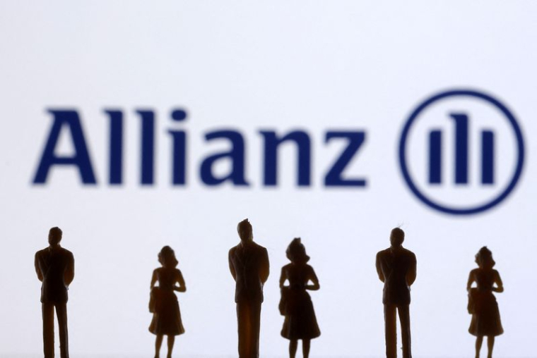 Une illustration du logo d'Allianz