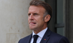 Emmanuel Macron à Paris, le 4 septembre 2025. ( AFP / LUDOVIC MARIN )