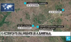Ouganda : sécurité renforcée sur la capitale au lendemain d'un double attentat suicide