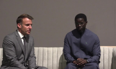 Entretien entre Macron et le président sénégalais Diomaye Faye à une conférence internationale