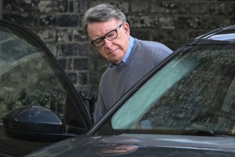L'ex-ambassadeur britannique à Washington Peter Mandelson, le 11 mars 2026 à Londres ( AFP / JUSTIN TALLIS )