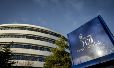 Le siège du groupe pharmaceutique Novo Nordisk à Bagsvaerd, près de Copenhague, au Danemark, le 5 février 2025 ( Ritzau Scanpix / Mads Claus Rasmussen )