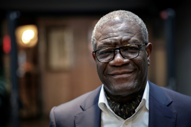 Le médecin congolais Nobel de la Paix Denis Mukwege à Paris, le 16 septembre 2025 ( AFP / STEPHANE DE SAKUTIN )