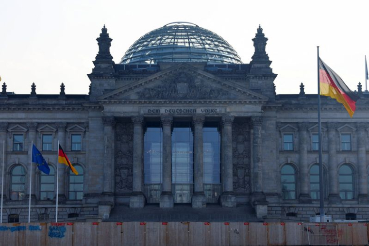 Vue du bâtiment du Reichstag à Berlin