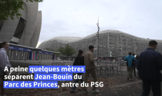 Football: les supporters du Paris FC fêtent leur première victoire en Ligue 1