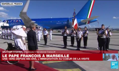 Le pape François est arrivé à Marseille