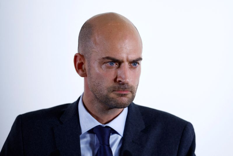 Le ministre français de l'Europe et des Affaires étrangères, Jean-Noël Barrot, à Paris, France