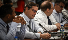 Stéphane Hayot à Fort-de-France, le 16 octobre 2024. ( AFP / PHILIPPE LOPEZ )