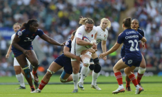 Rugby Union - Six Nations Féminines - Angleterre v France - Allianz Stadium, Twickenham, Londres, Grande-Bretagne