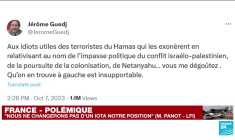 Guerre Israël-Hamas : "Nous ne changerons pas d'un iota notre position", déclare Mathilde Panot de LFI