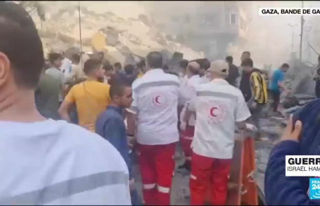 Intenses frappes israéliennes sur Gaza, près de 10 000 morts au total selon le Hamas