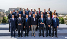 Le conseil des gouverneurs de la Banque centrale européenne, réuni le 26 octobre à Athènes, a mis un terme à sa politique de resserrement monétaire, une décision justifiée par la décélération des prix en septembre. (© Andrej Hanzecovic/ECB)